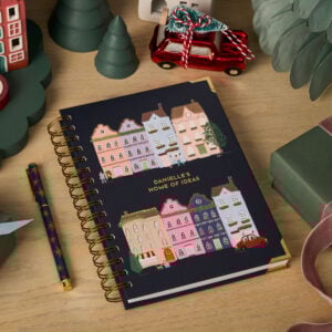 martha brook personalised stationery personalised home of ideas hardback notebook main image