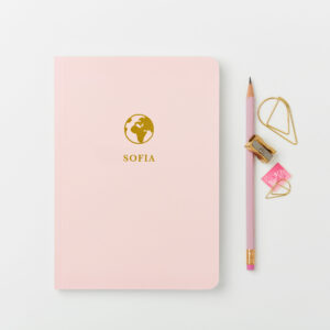 Personalised Any Hobby 2026 Weekly Diary - BLUSH PINK - SOFIA