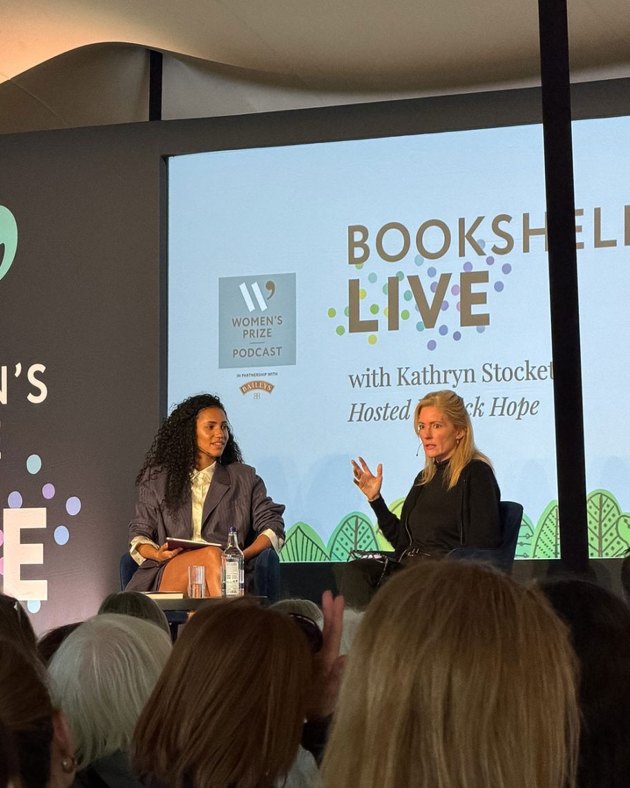 martha brook martha's journal women's prize live vick hope and Kathryn Stockett at bookshelfie live
