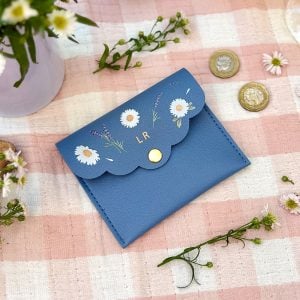 martha brook personalised stationery personalised daisy chain mini pouch main image