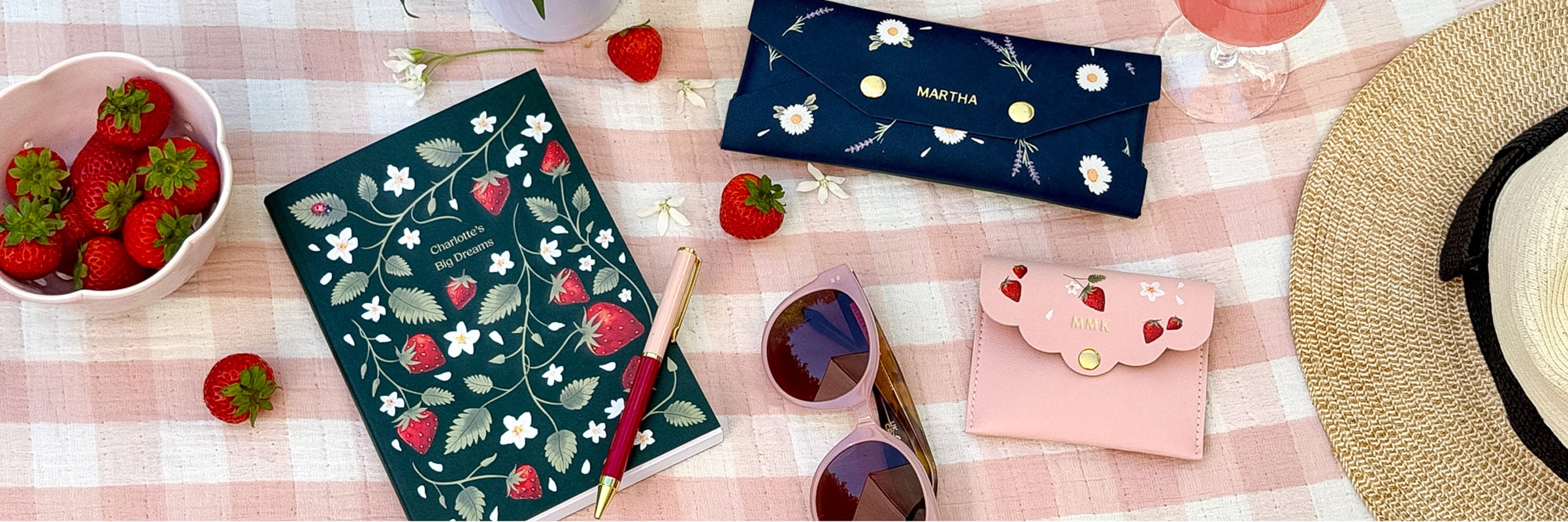 martha brook personalised stationery summer garden collection 2026 homepage banner
