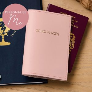 Personalised Passport Holder - Pink