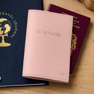 Personalised Passport Holder - Pink - KE