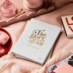 Personalised Couple's Journal - Ivory White - G&F