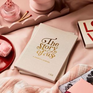 Personalised Couple's Journal - Stone - L&M