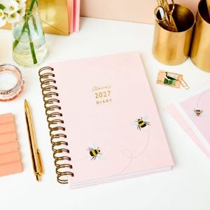 martha-brook-personalised-stationery-personalised-bee-2027-weekly-diary