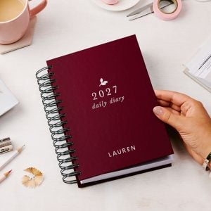 Personalised Classic 2027 Daily Diary