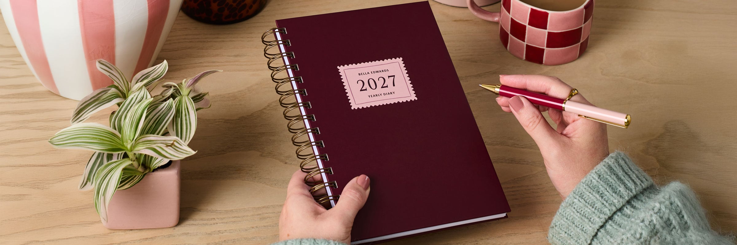 martha brook personalised stationery personalised hardback 2027 diaries category banner