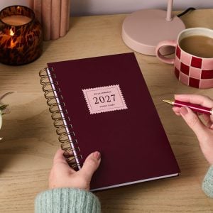 martha brook personalised stationery personalised postmark 2027 hardback diary