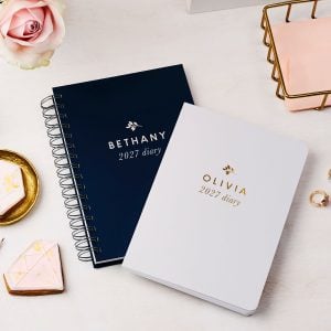 Personalised Traditional 2027 Weekly Diary